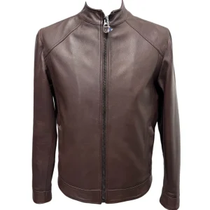 Raphael – Giubbino in pelle testa di moro uomo