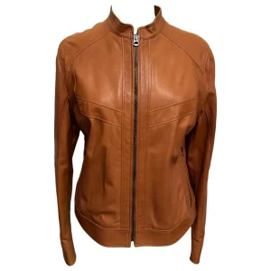 Raphael – Giubbino donna in pelle cammello – 48