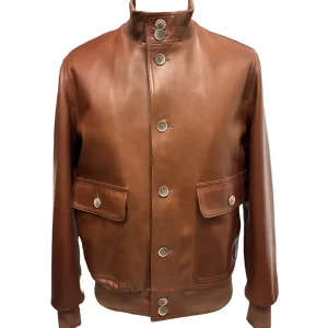 Raphael – Bomber in pelle cuoio uomo – 50