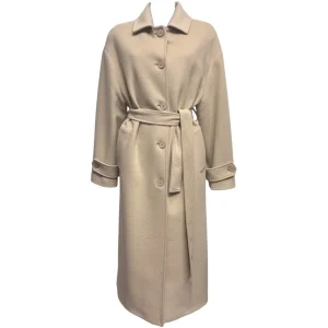 Federica Garoni – Cappotto midi beige modello Eleonora – 42