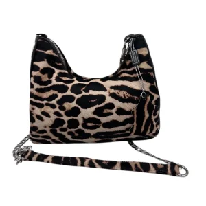 Raphael – Borsa a tracolla in pelle e cavallino leopardato