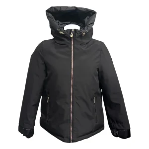 Yes Zee – Giubbino nero donna con cappuccio