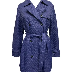 Canadiens – Trench Coat donna quattro stagioni blu modello Scarlett – XL