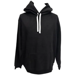 Polo Ralph Lauren – Felpa in Pile nera con cappuccio uomo – XL