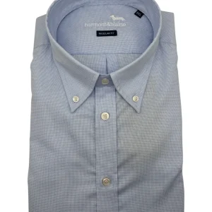 Harmont & Blaine – Camicia regular fit in cotone celeste