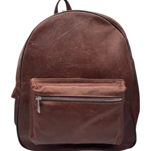 Raphael – Zaino in pelle di vitello color cuoio