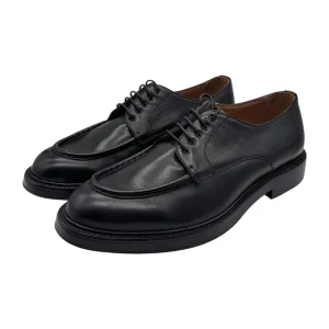 Brecos – Scarpe derby uomo in pelle nera – 42