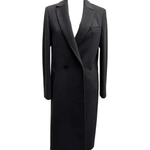 Federica Garoni – Cappotto doppiopetto nero modello Natalie – 42