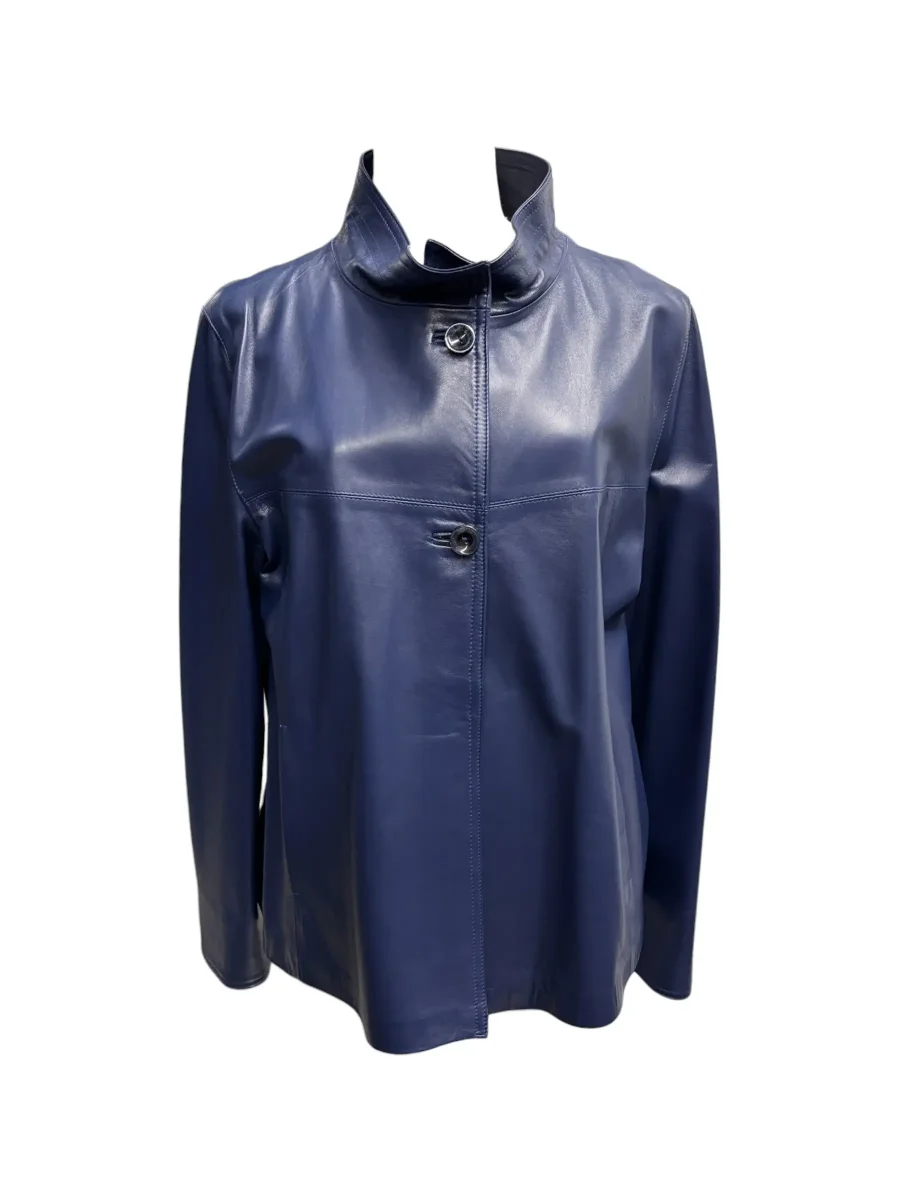 Raphael – Giubbino donna in pelle blu