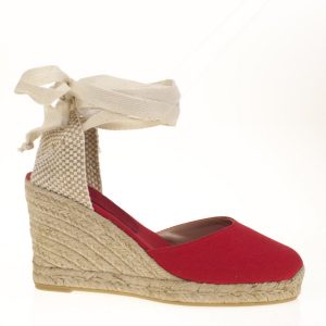 Espadrilla in cotone  rosso