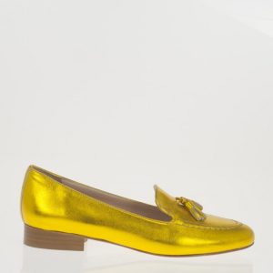 Mocassino pelle gialla