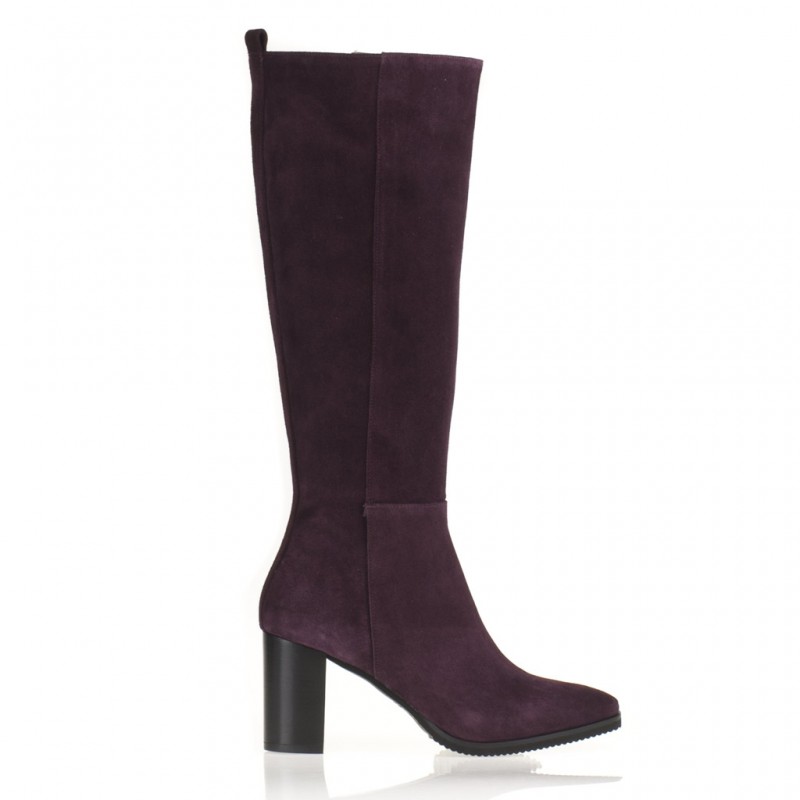Stivale sotto il ginocchio bordeaux - immagine 4