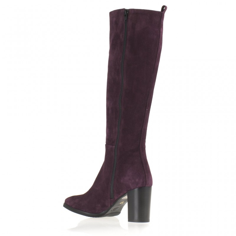 Stivale sotto il ginocchio bordeaux - immagine 5