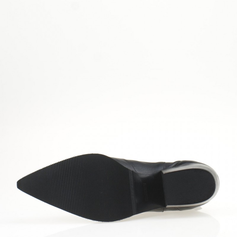 Tronchetto Texano Nero in Pelle - immagine 6