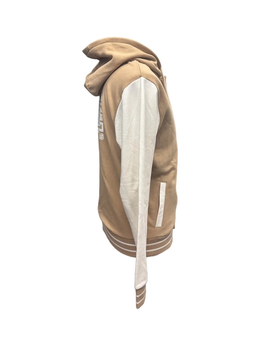 Iceberg – Felpa beige e bianca con cappuccio uomo - immagine 3