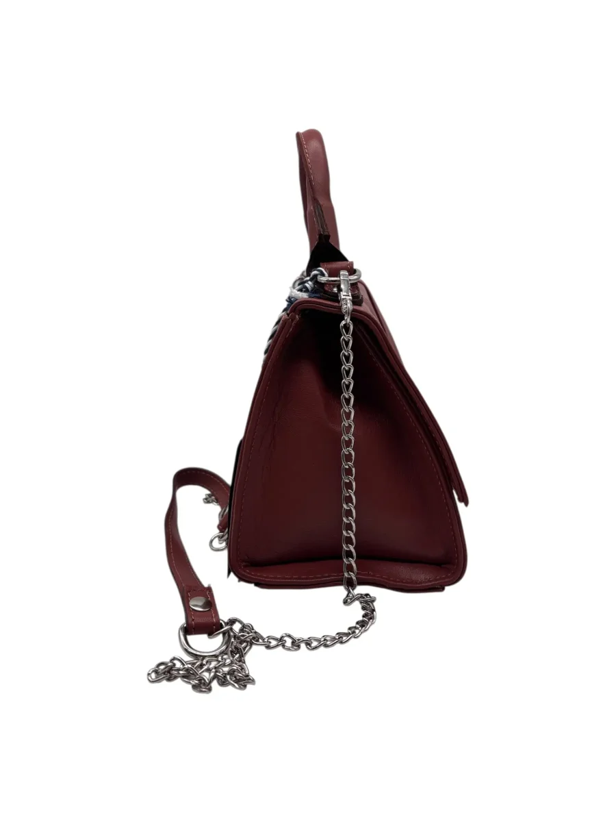 Raphael – Borsa a tracolla in pelle mattone - immagine 3