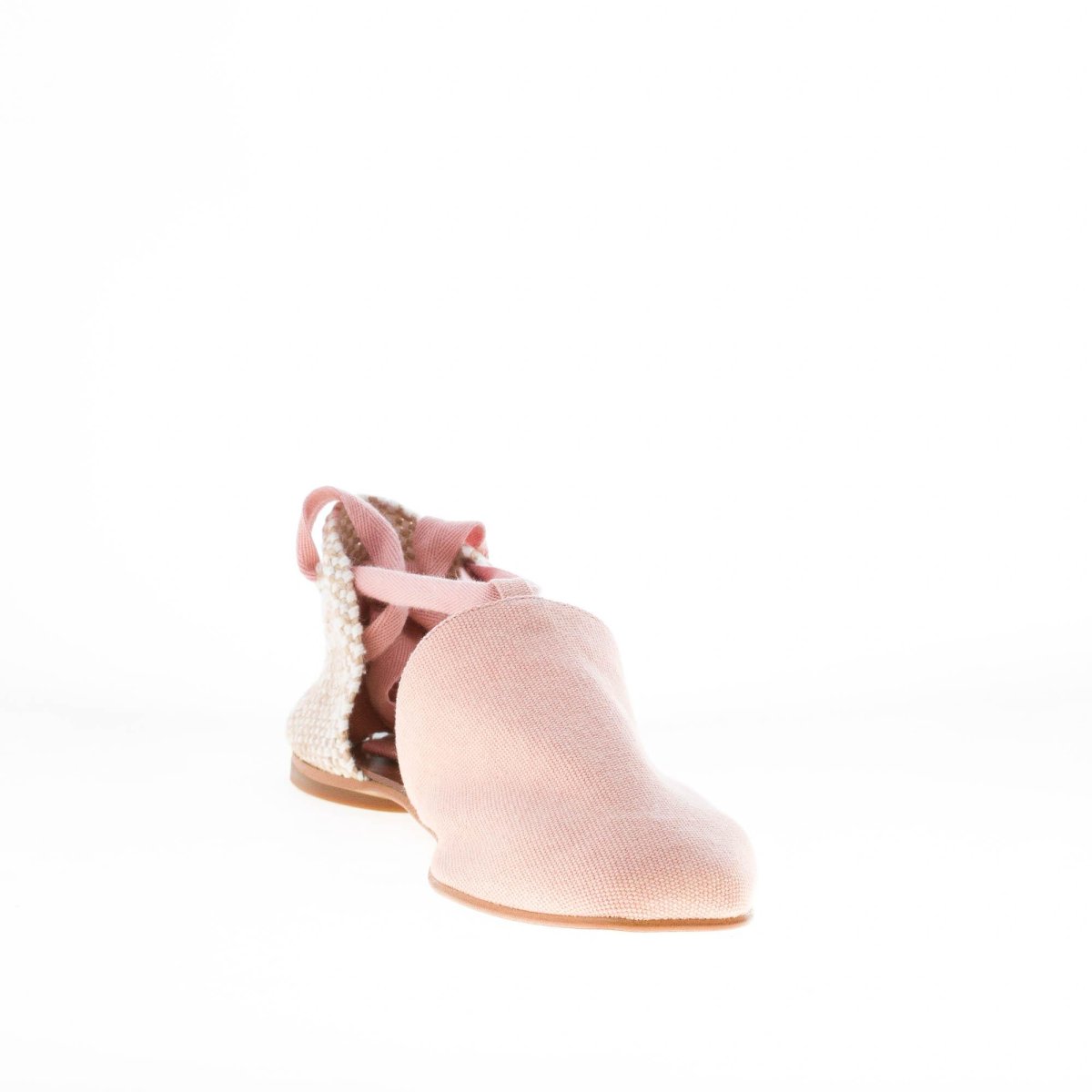 CASTANER donna scarpa espadrillas piatta Gala in tessuto ROSA con laccio - immagine 7