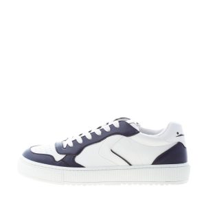 VOILE BLANCHE uomo sneaker Hybro 03 in pelle vegana BIANCO più BLU