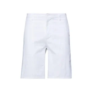 Only & Sons – Bermuda Onsmark 0011 cotone e lino elasticizzato bianco uomo