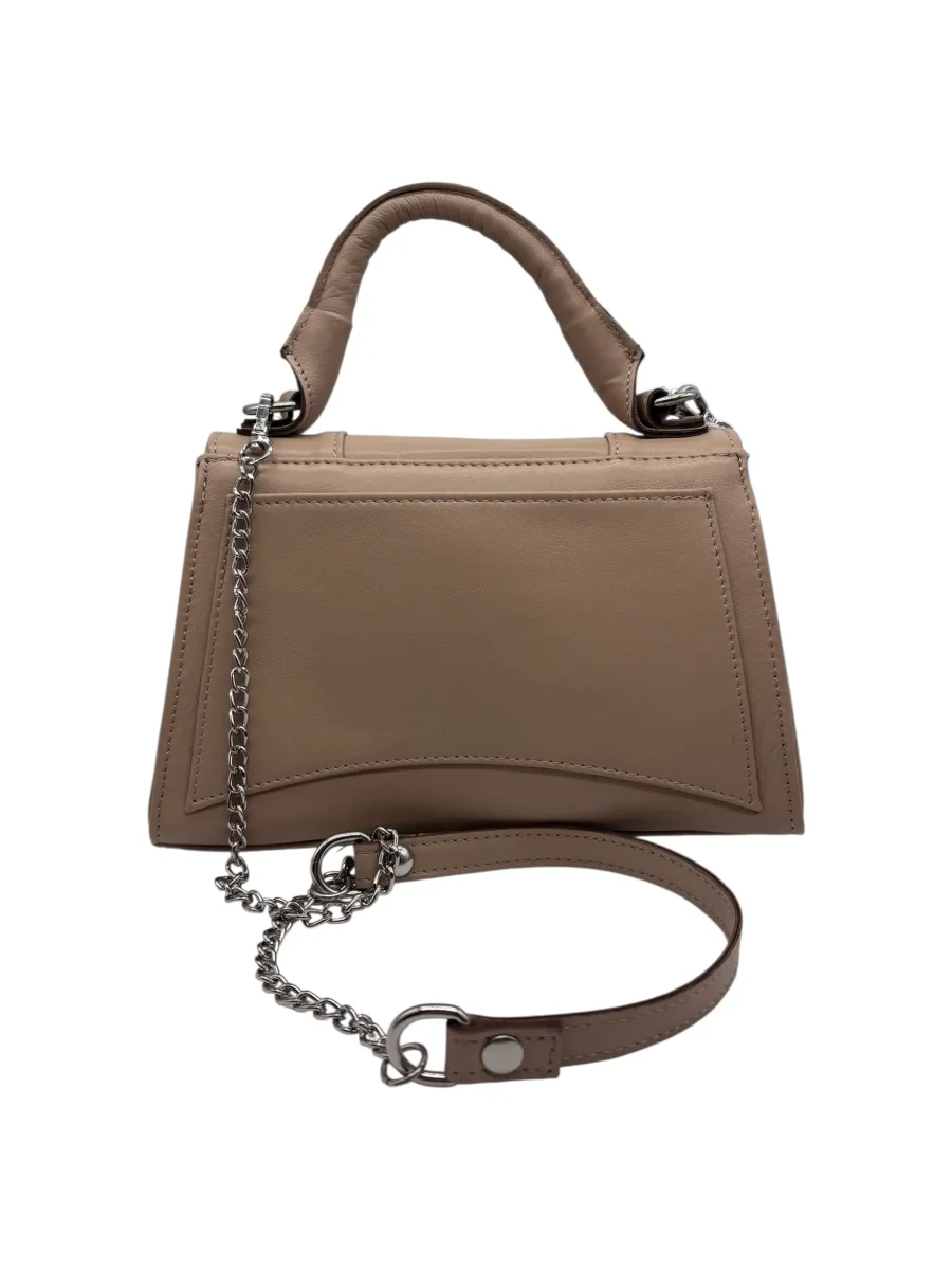 Raphael – Borsa a tracolla in pelle beige - immagine 4