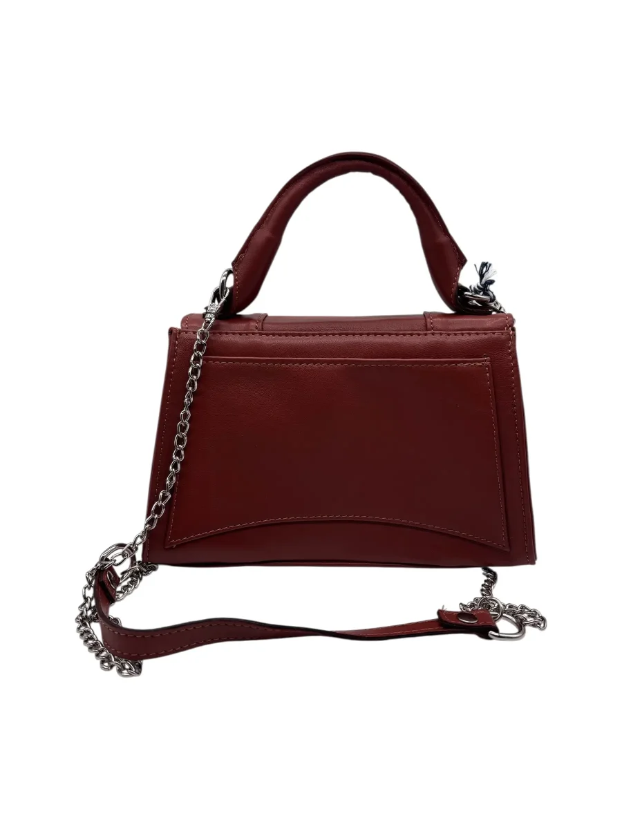 Raphael – Borsa a tracolla in pelle mattone - immagine 4