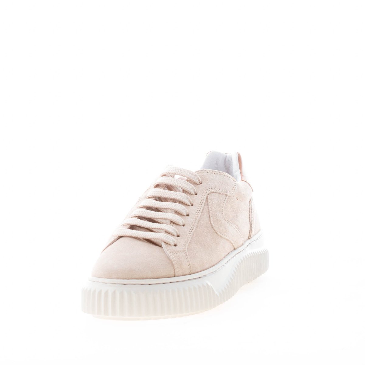 VOILE BLANCHE donna sneaker Lipari in camoscio beige più cuoio - immagine 3