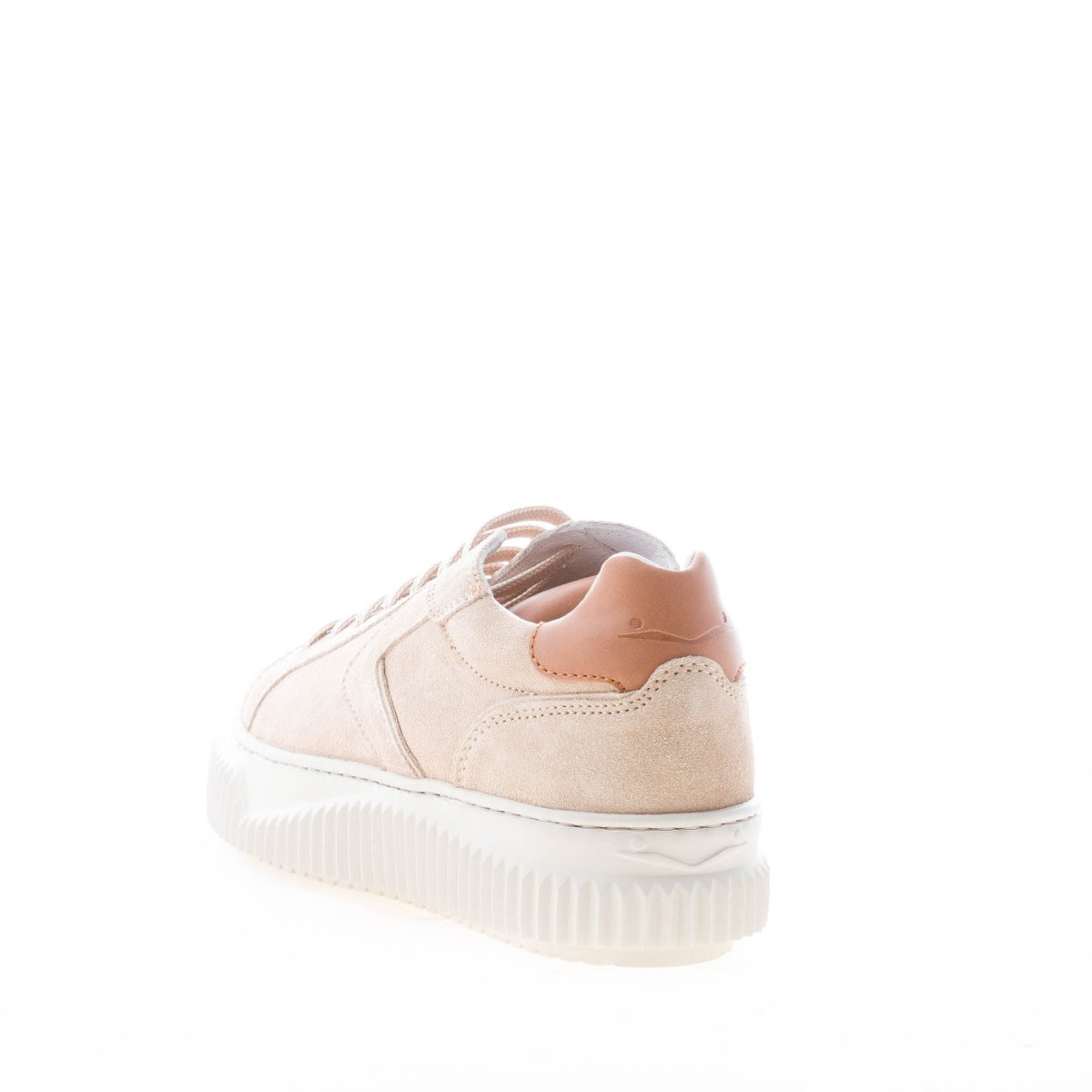 VOILE BLANCHE donna sneaker Lipari in camoscio beige più cuoio - immagine 4