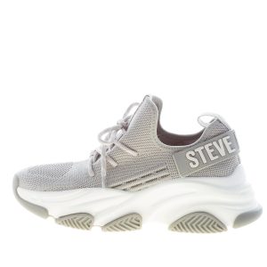 STEVE MADDEN donna sneaker Protege in tessuto mesh ARGENTO