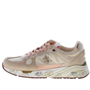 PREMIATA donna sneaker MASE 7397 in camoscio e tessuto BEIGE e GRIGIO