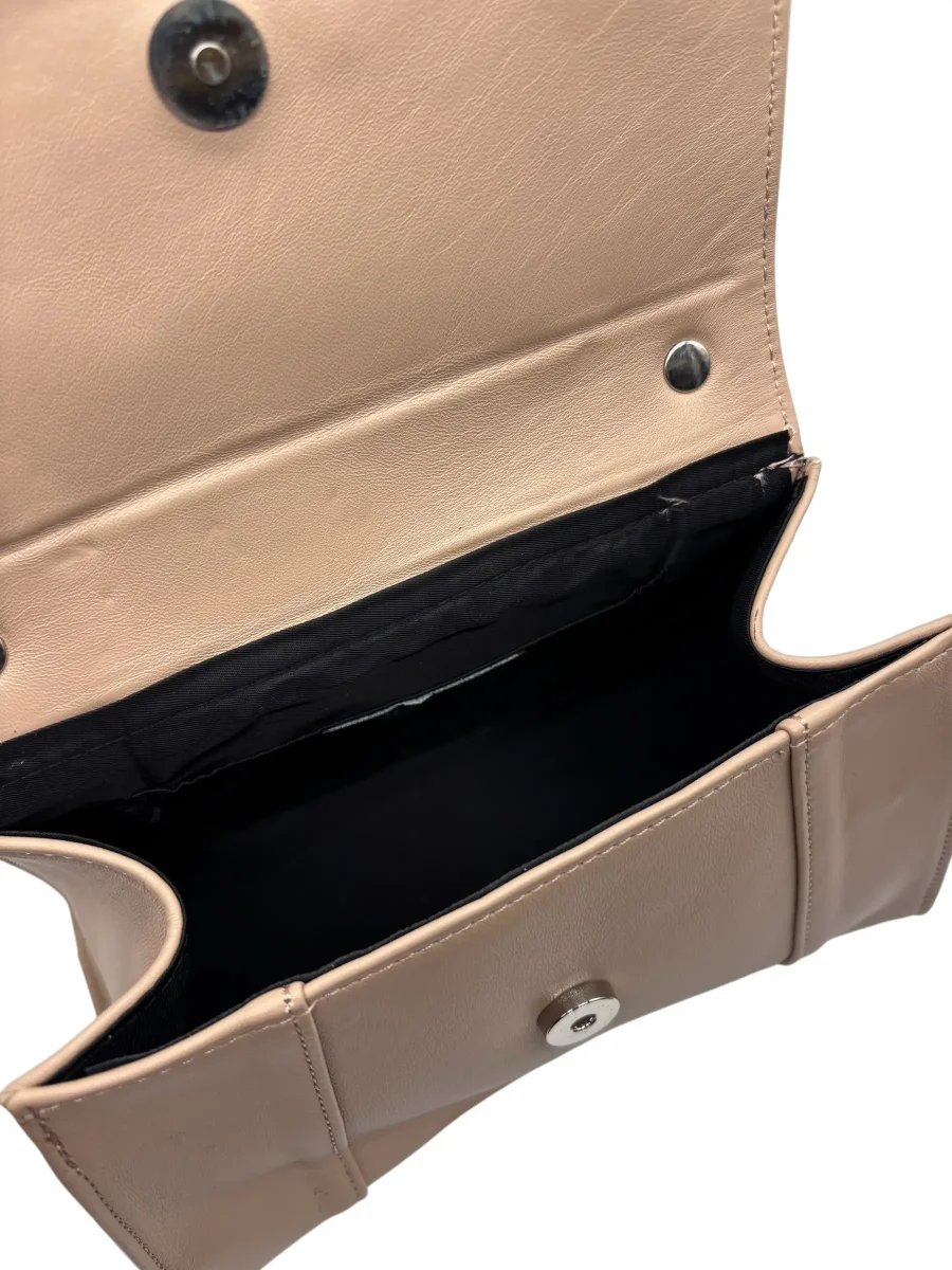 Raphael – Borsa a tracolla in pelle beige - immagine 6