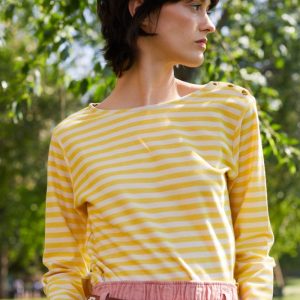 Mariniere Cleo a righe gialle