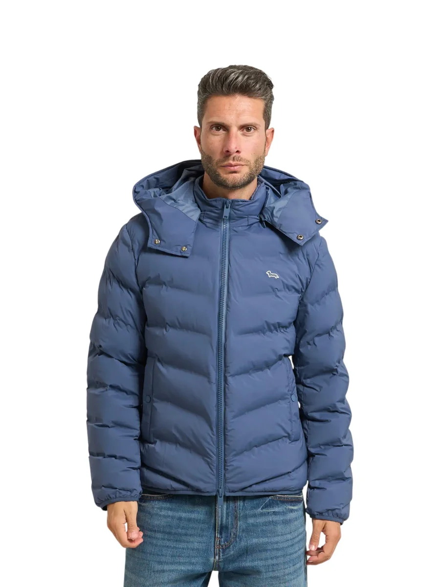 Harmont & Blaine – Piumino lavanda trapuntato uomo – L - immagine 5