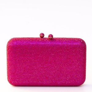 Borsa strass fucsia