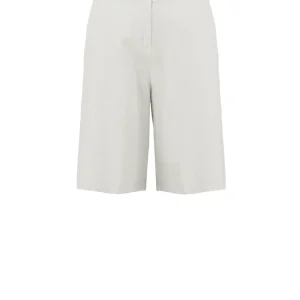 Shorts in cotone e lino