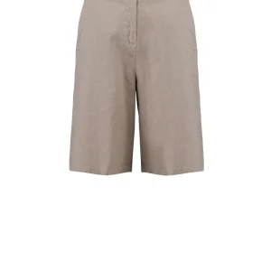 Shorts in cotone e lino