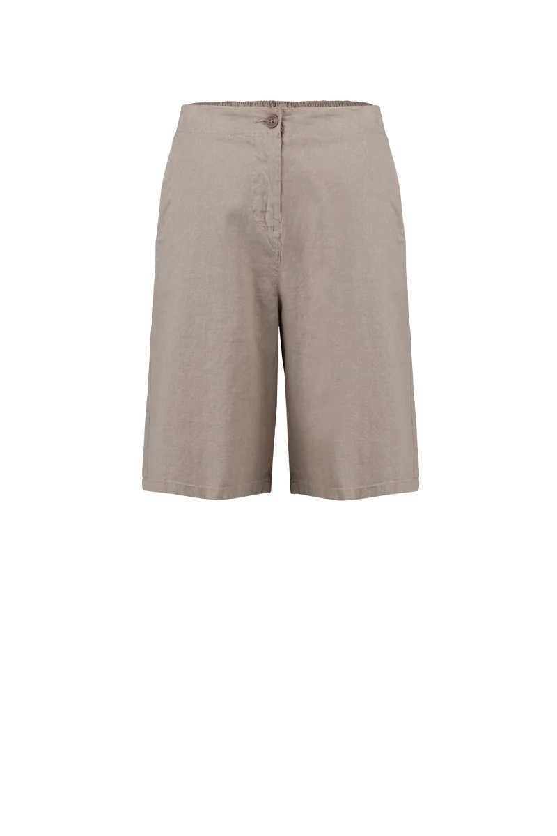 Shorts in cotone e lino - immagine 2