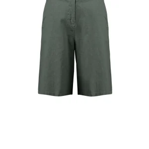 Shorts in cotone e lino