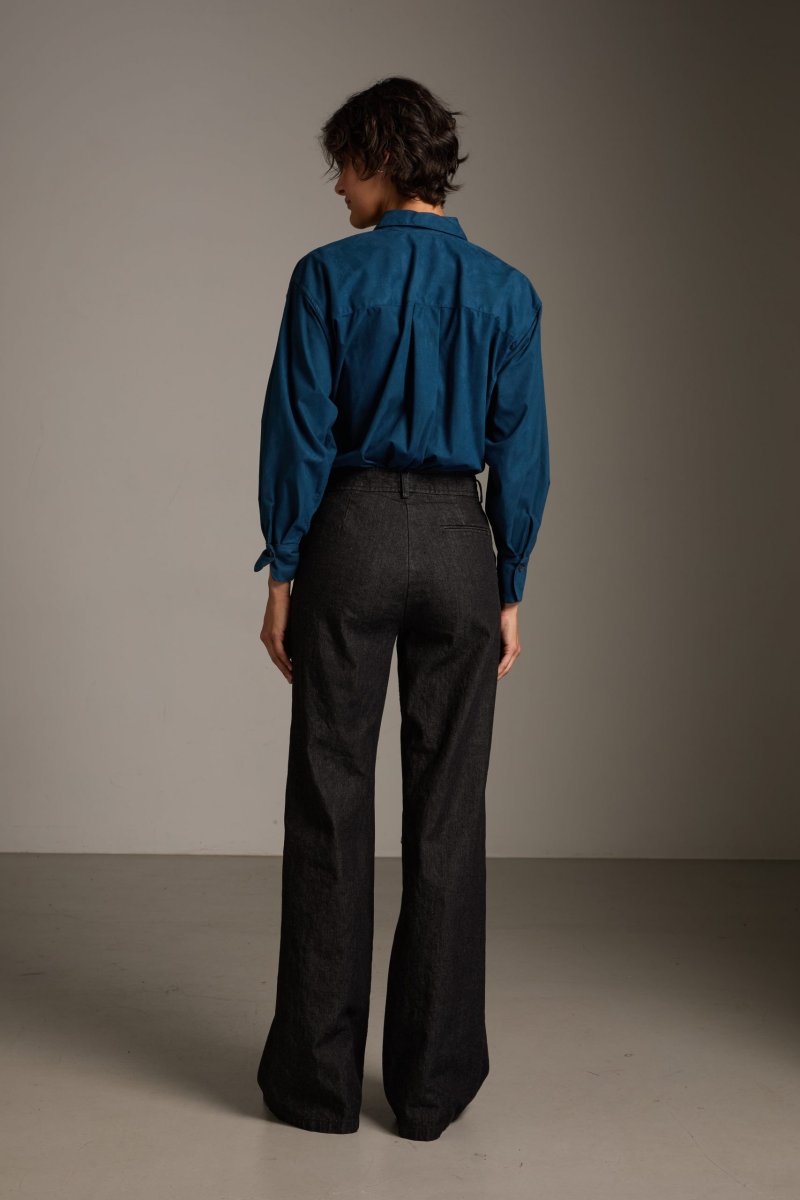 Camicia Vic in camoscio eco ottanio - immagine 8