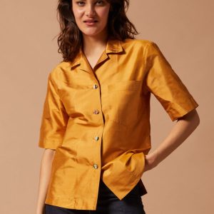 Camicia Franci in seta oro