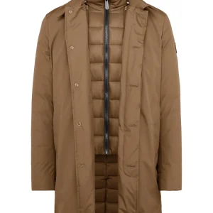 Trench imbottito con gilet staccabile