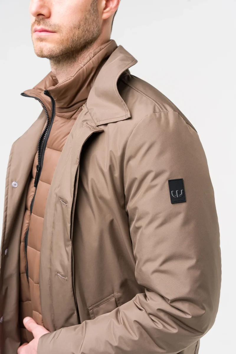 Trench imbottito con gilet staccabile - immagine 4