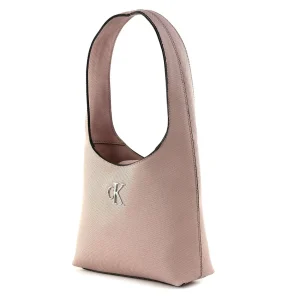 Calvin Klein – Borsetta a spalla in ecopelle martellata K80K61 1820 TFT rosa
