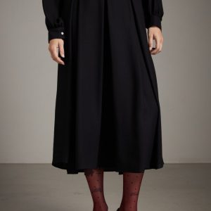 Gonna Greta in seta nera