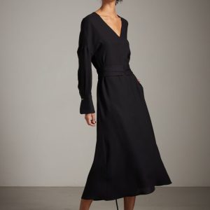 Abito Scarlett in seta nera