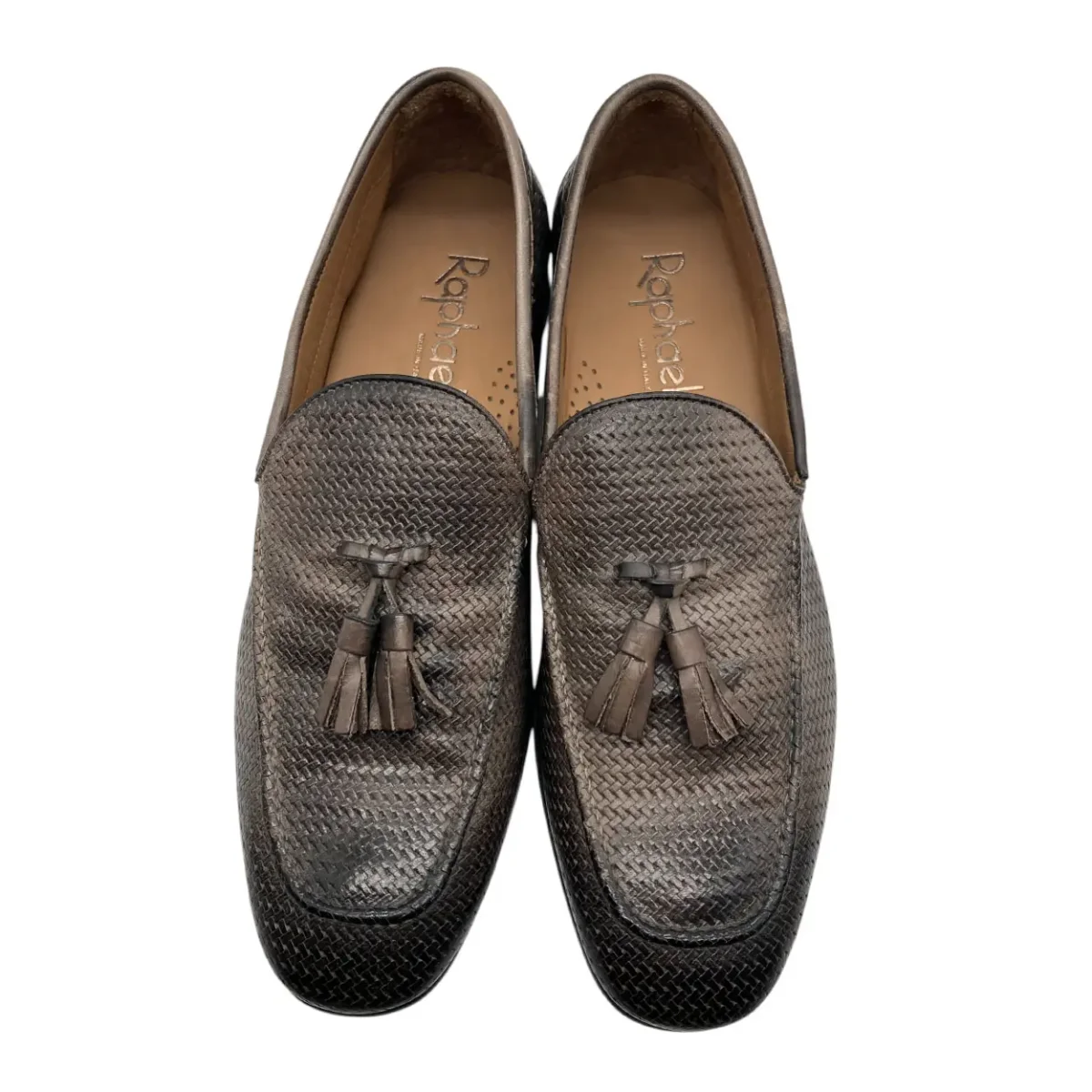 Raphael – EU/41 – Mocassini in pelle taupe con nappine 6121 - immagine 3