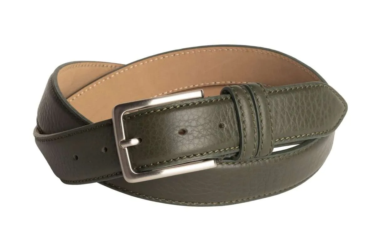 martellato testa di moro su base cuoio nabuk h 3,5cm - immagine 2