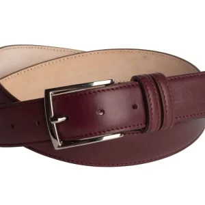 pieno fiore bordeaux su base cuoio nabuk h 3,5cm