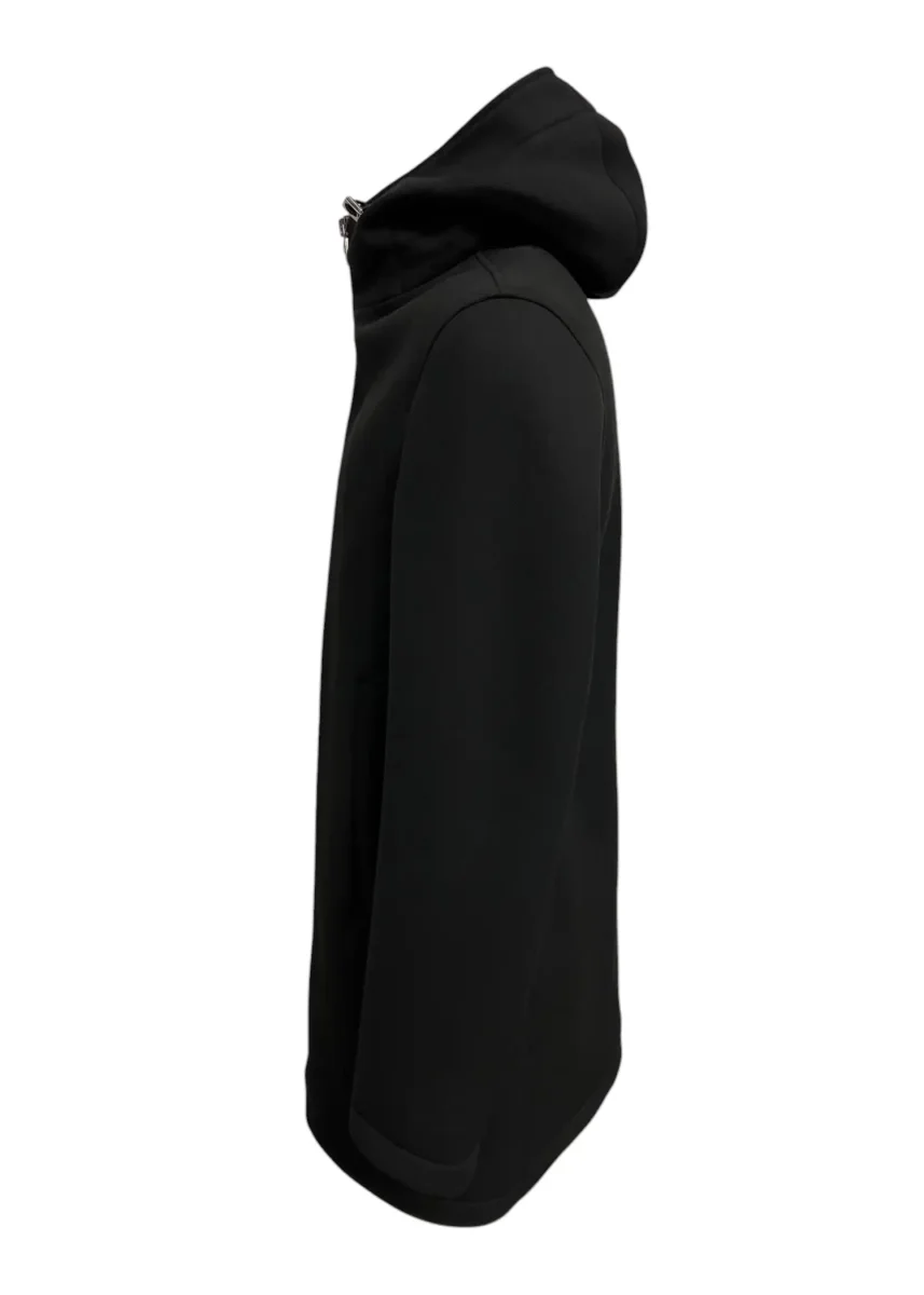 Herno – Giaccone con cappuccio trapuntato nero uomo - immagine 4