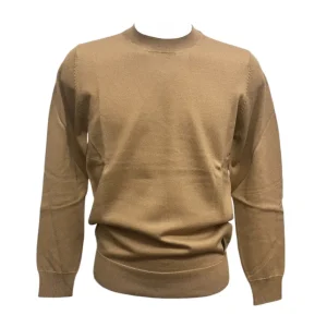 Iceberg – Maglia girocollo S1M-A in lana cammello uomo