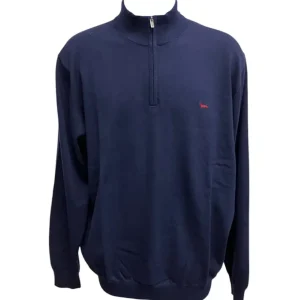 Harmont & Blaine – 6XL – Maglione in cotone e lana blu uomo